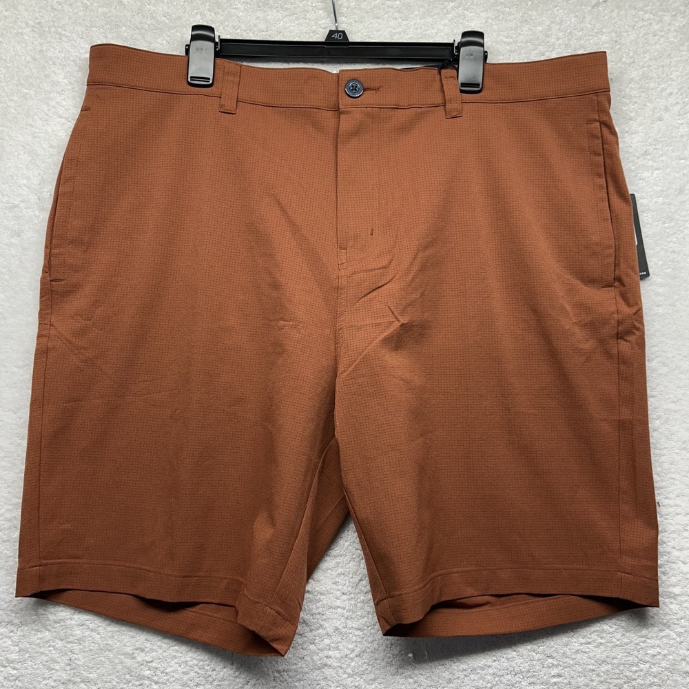 Travis Mathew Mens Size 40 Maple Brown Step Dance Chino Shorts